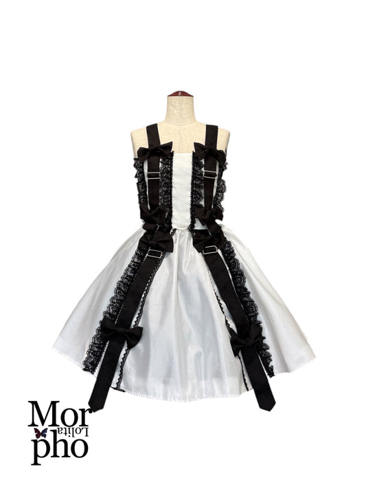 French Crush Lace Ribbon Skirt